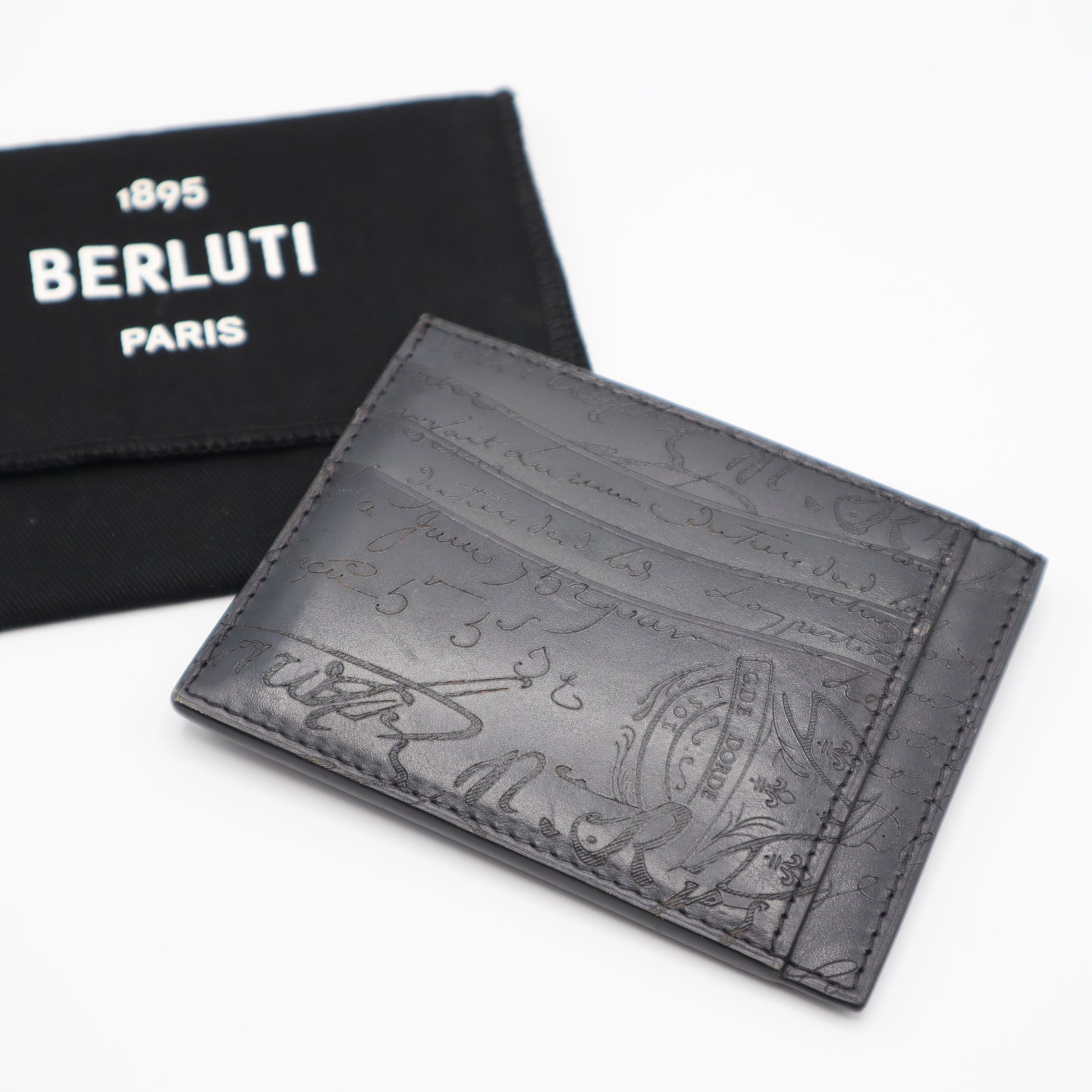 BERLUTI ベルルッティ バンブー テトリス スクリットレザー カード