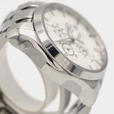 腕時計 稼働 TISSOT ティソ T035627 クチュリエ クロノグラフ 自動巻き 白色文字盤 21k199-1