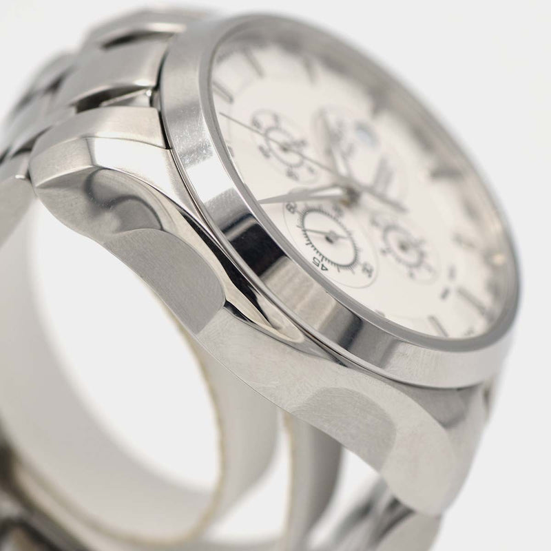 腕時計 稼働 TISSOT ティソ T035627 クチュリエ クロノグラフ 自動巻き 白色文字盤 21k199-1