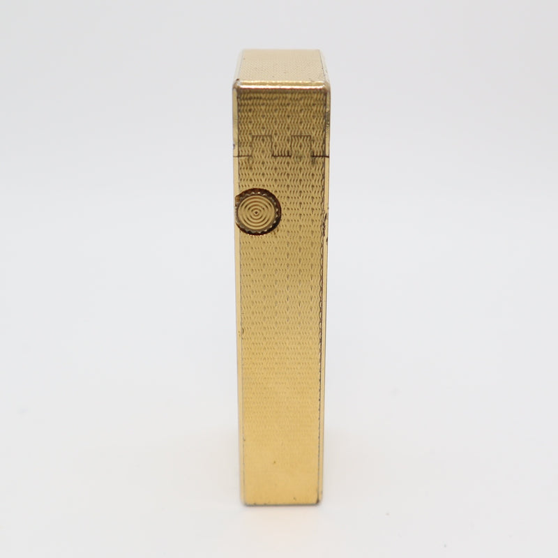 dunhill ダンヒル ガスライター US RE24163 ゴールドカラー ローラー式 喫煙具 着火未確認 yo472