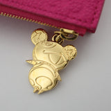 LOUIS VUITTON ルイヴィトン LV M14087 二つ折り財布 村上隆 ポルトフォイユ・リサ モノグラム ピンク 袋・シール H24752