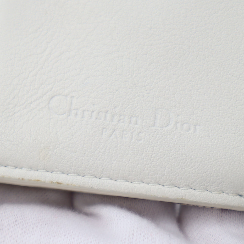 Christian Dior クリスチャンディオール トワルドゥジュイ 三つ折り財布 ミニウォレット 猿 アイボリー 21K82-1