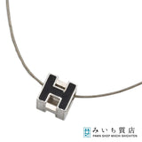 HERMES エルメス Hキューブ ネックレス カージュドアッシュ ブラック アクセサリー 箱 H13827