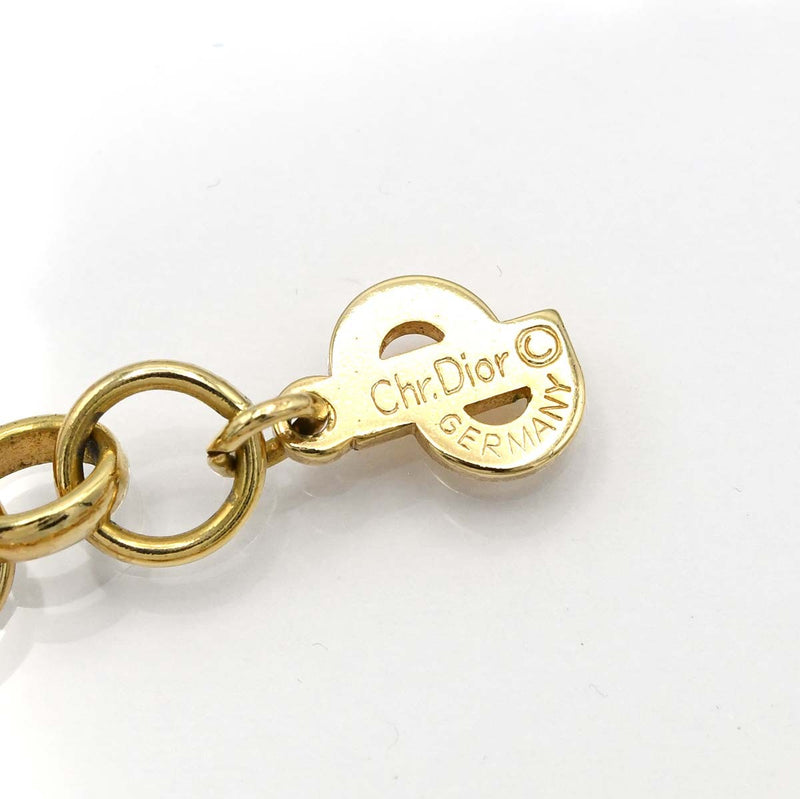 Christian Dior ディオール ネックレス 喜平デザイン シルバーカラー/ゴールドカラー アクセサリー 117.6g 箱有 ok1192