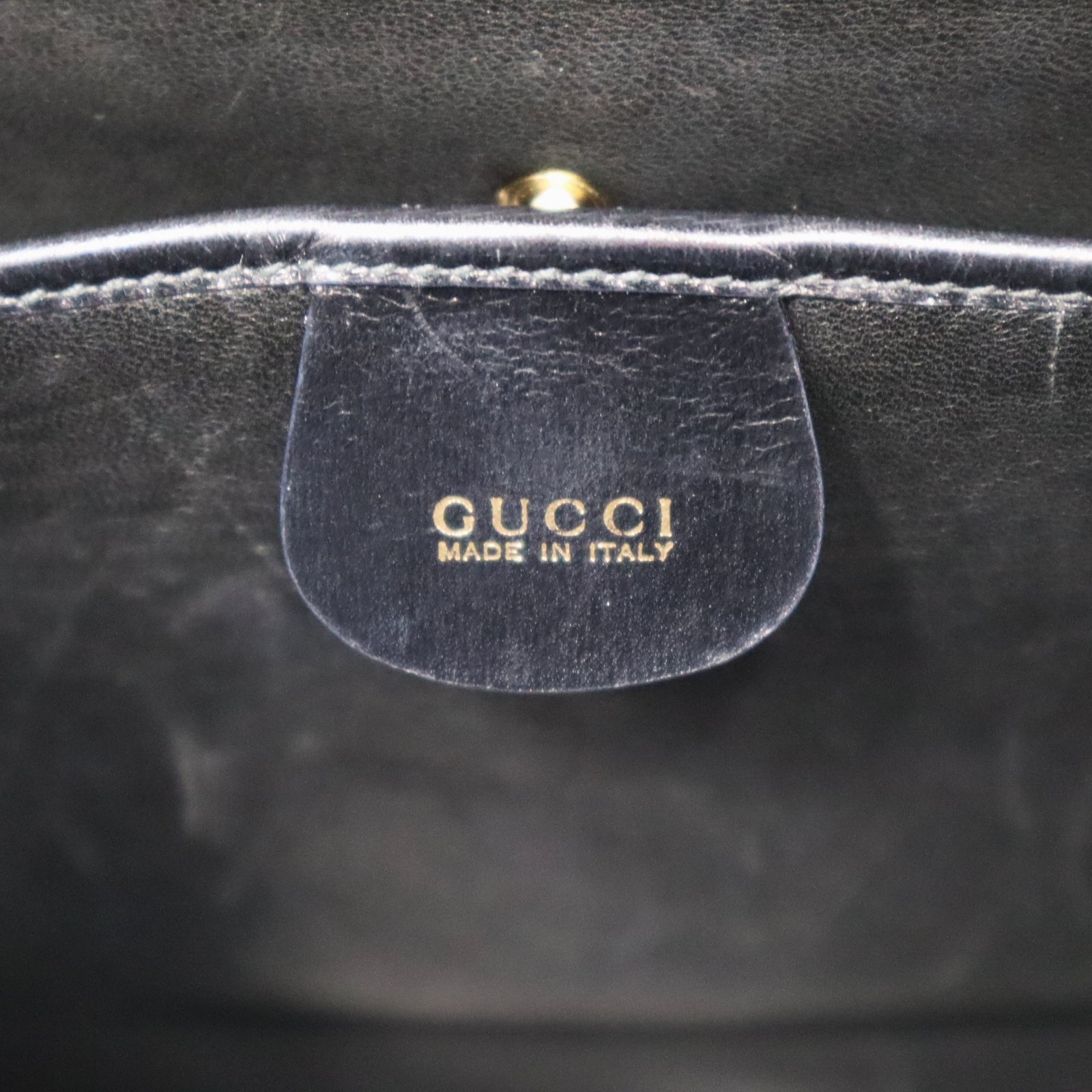 グッチ GUCCI レディロック クロコダイル バッグ 黒 スト付き