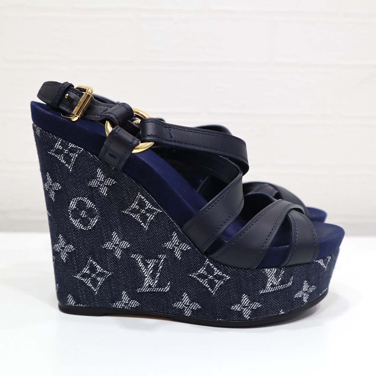 ルイヴィトン LOUIS VUITTON ストラップサンダル ミュール