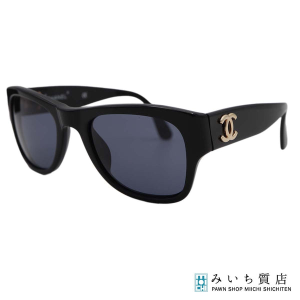 CHANEL シャネル サングラス ココマーク 02462 94305 ブラック 度無し ケース有 H19792