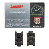 腕時計 稼働  LUMINOX ルミノックス F-117 NIGHTHAWK 3400 クォーツ ラックメタル ブラック色文字盤 ギャラ/コマ M4317