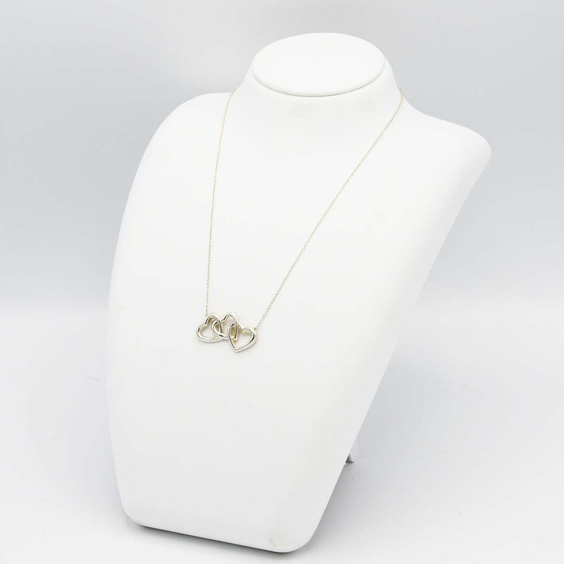 TIFFANY&Co. ティファニー ネックレス トリプルハート シルバー 925 アクセサリー 総重量5.7g H19447-1