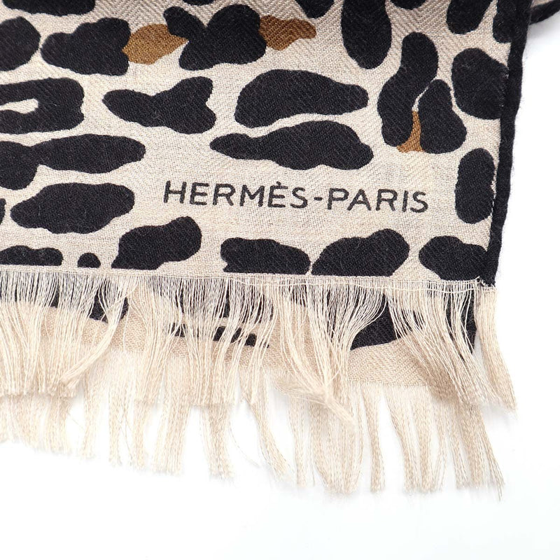 HERMES エルメス ストール レオパード ヒョウ柄  レディース カシシル 服飾小物 24k733-6
