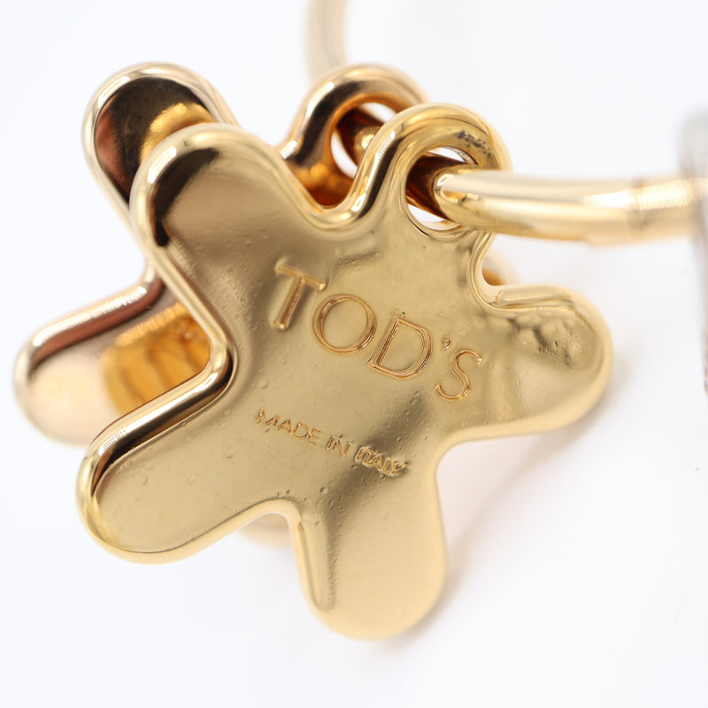TOD’S トッズ バッグチャーム キーホルダー 服飾小物 ゴールド×シルバーカラー 箱・保管袋 M1120