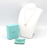 TIFFANY&Co. ティファニー エルサペレッティ ダイヤモンド オープンハート ネックレス SV925 シルバー ペンダント レディース 3.4g 袋 箱 H13993