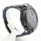 稼働 腕時計 CASIO カシオ 5544 MTG-B1000 SS 電波ソーラー クロノグラフ 黒色文字盤 箱有 k1211