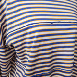 MARNI マルニ シャツ ロングTシャツ サイズ48 ボーダー ブルー オレンジ 服 25k860-2