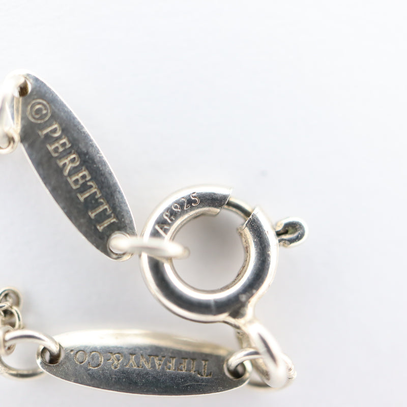 TIFFANY&Co. ティファニー ネックレス オープンハート 11mm シルバー SV925 約2.2g アクセサリー 22k560-3