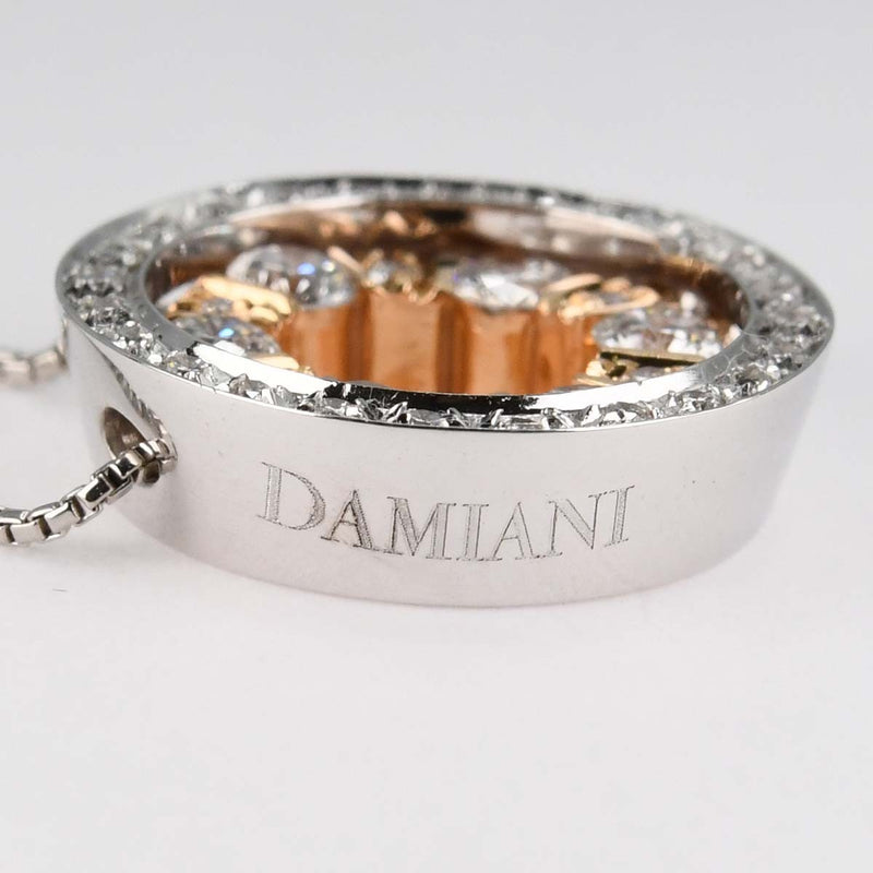 仕上済 DAMIANI ダミアーニ ネックレス ベルエポック サークル 750 ダイヤモンド 6.2g ジュエリー H11674