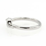 仕上げ済 TIFFANY&Co. ティファニー スワン リング ダイヤ プラチナ Pt950 6.5号 3.2g 箱ケースあり ok1250