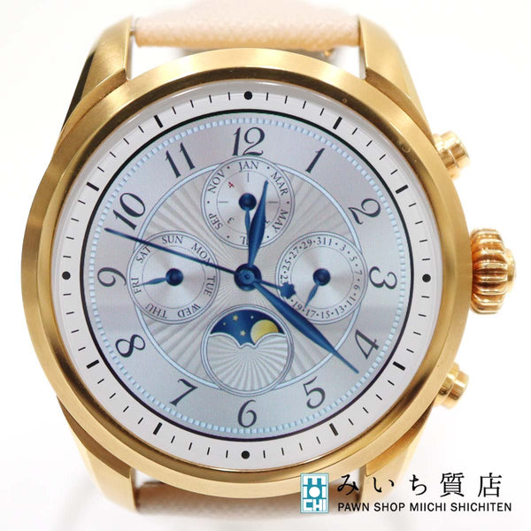 希少 腕時計 稼働 Montblanc モンブラン サミット M/N:S2T18 スマートウォッチ ゴールドカラー 充電器 H18270