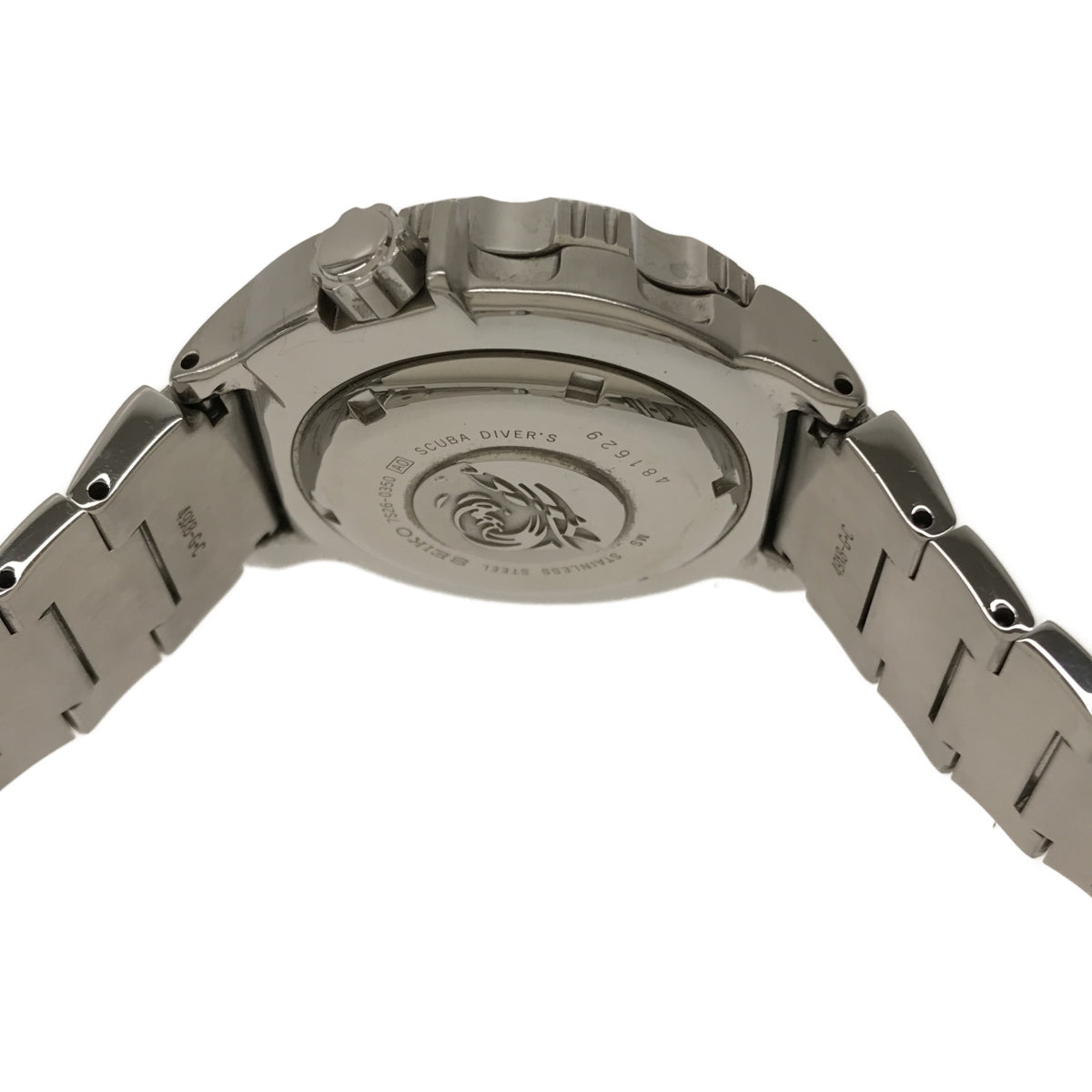 腕時計 セイコー SEIKO 7S26-0350 ダイバーズウォッチ 黒文字盤