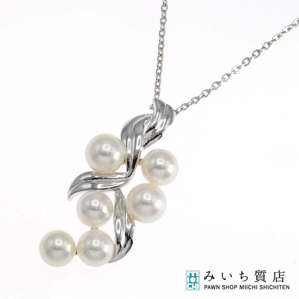 MIKIMOTO ミキモト パール ネックレス シルバー SV 約5.4g アクセサリー H19679