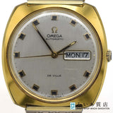 腕時計 稼働 OMEGA オメガ DE VILE 自動巻き シルバー色文字盤 ベルト社外品 eo4