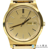 腕時計 稼働 OMEGA オメガ 166.0169 cal.1020 自動巻き デイデイト ゴールド色文字盤 メンズ 箱有 M1612