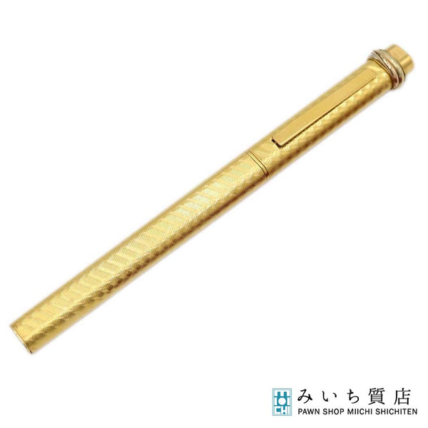 Cartier カルティエ ボールペン トリニティ 筆記用具 ゴールドカラー 文房具 筆記確認済 yo1377