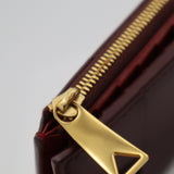 BOTTEGA VENETA ボッテガヴェネタ スモールカセット 2つ折り ウォレット 財布 赤系 ボルドー バーガンディ H23504