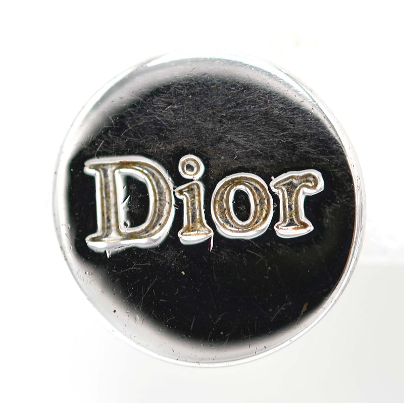 Christian Dior ディオール ピアス ロゴ シルバーカラー 約3g