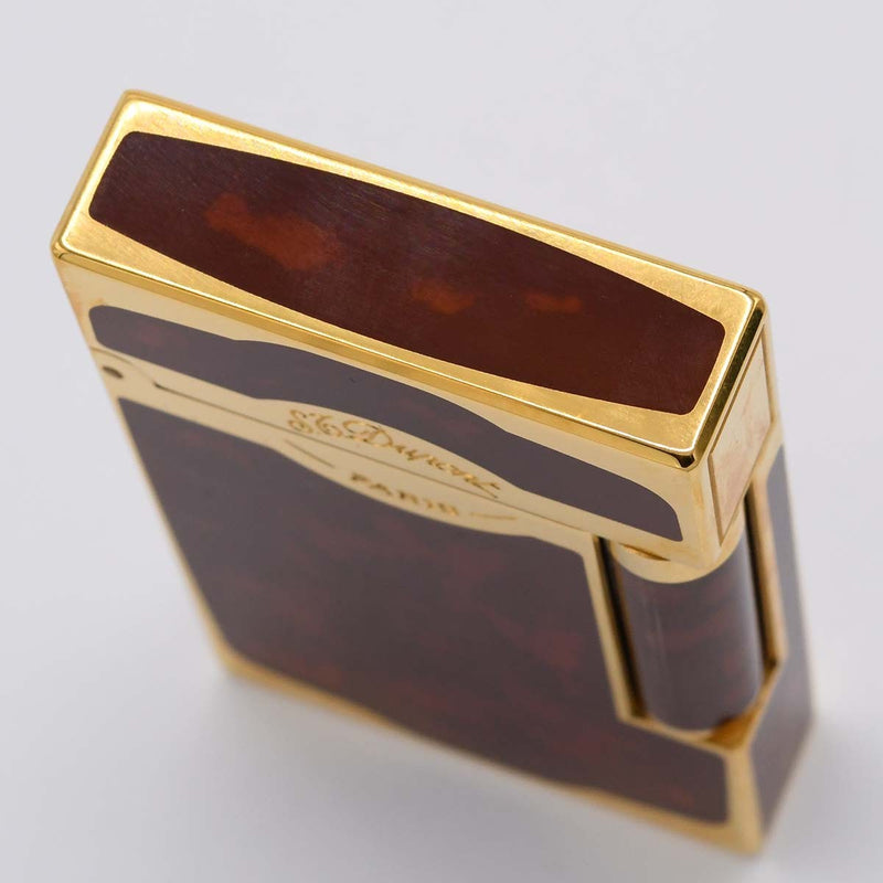 S.T.Dupont デュポン ガスライター モンパルナス マデューロ ライン2 マーブル 喫煙具 着火確認済 25k518-2