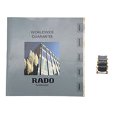 稼働 腕時計 RADO ラドー ダイアスター 204.0302.3 クォーツ 黒色文字盤 2026.6電池交換済 コマ・ギャラ H23844