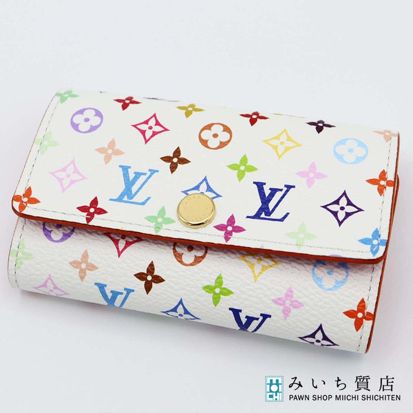 美品 LOUIS VUITTON ルイヴィトン M14092 LV×TM キーケース ミュルティクレ6 村上隆 日本限定 M3725