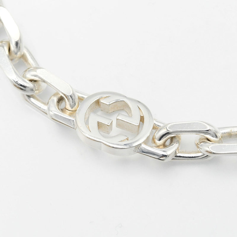 GUCCI グッチ インターロッキングG ネックレス Ag925 シルバー アクセサリー 約49.2g 箱・袋有 ok1010