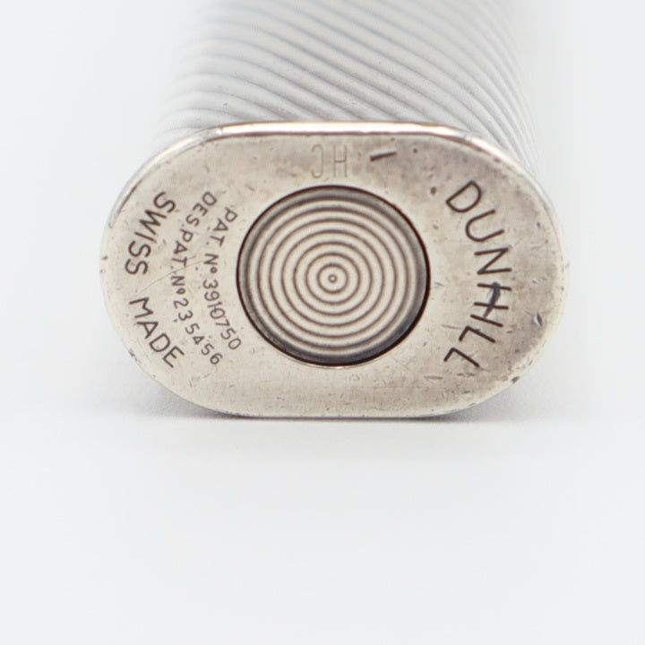 dunhill ダンヒル ガスライター スリム ローラー式 シルバーカラー 喫煙具 着火未確認 M619-2