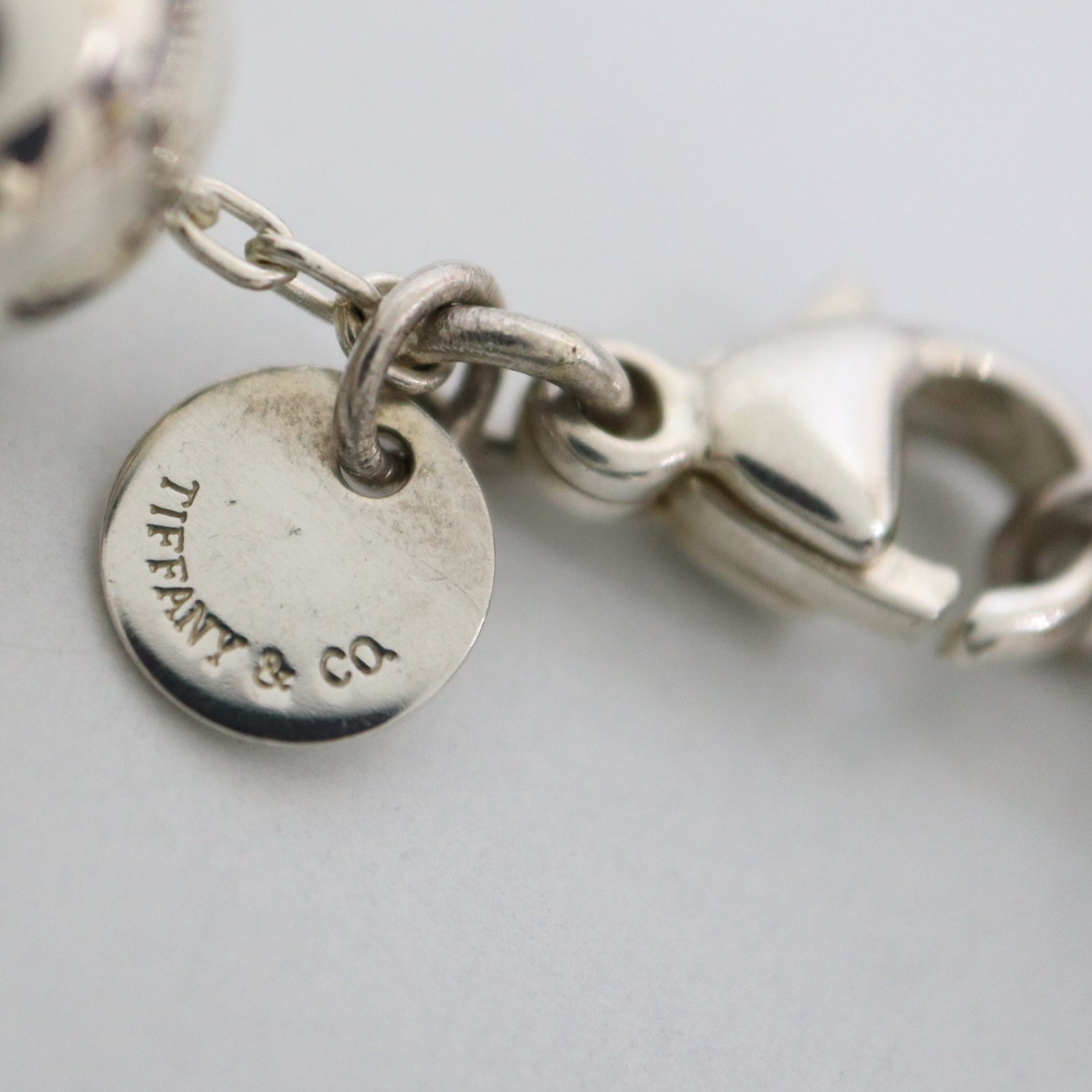 Tiffany & Co. シルバー ボールチェーン　ネックレス　シルバー925 ティファニー TIFFANY & Co. ボール チェーン ネックレス シルバー 925