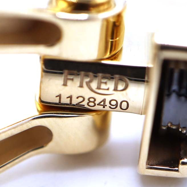 仕上げ済 FRED フレッド ブレスレット フォース10 MM ゴールド 750 約10.6g  アクセサリー H14967