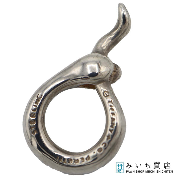TIFFANY&Co. ティファニー 蛇 スネーク ネックレストップ スターリングシルバー 2.1g アクセサリー レディース H13806-4