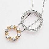 仕上済 DAMIANI ダミアーニ ネックレス ベルエポック サークル 750 ダイヤモンド 6.2g ジュエリー H11674