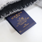 LOUIS VUITTON LV ルイヴィトン マフラー M77853 モノグラム ブラック 服飾小物 箱有 H21780
