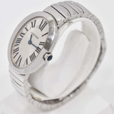 稼働 腕時計 Cartier カルティエ ベニュワール 750 クォーツ シルバー色文字盤 ケース 2026.6月電池 H23720