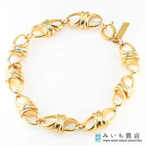 BALENCIAGA バレンシアガ チェーンブレスレット ブレス アクセサリー レディース GP ゴールドカラー M1364
