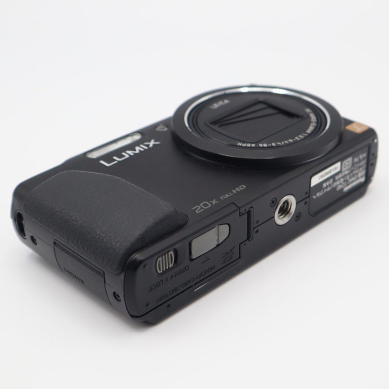 動作確認済み デジタルカメラ パナソニック Panasonic DMC-TZ40 LUMIX ブラック 黒 デジカメ 本体 24k636-2