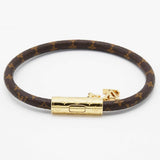 LOUIS VUITTON LV ルイヴィトン ブレスレット M1035F 17cm LVプッシュ モノグラム  アクセサリー 箱有 M4136