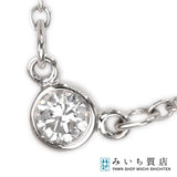 TIFFANY&Co. ティファニー バイザヤード PT950 プラチナ 1P ダイヤ 約2.4g 約3.4mm アクセサリー H2294