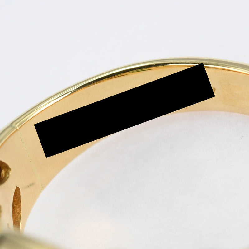 仕上済 Boucheron ブシュロン メノウ リング 指輪 750 ゴールド 約10号 約10.1g ジュエリー H6062