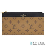 LOUIS VUITTON LV ルイヴィトン M80390 財布 スリムパース モノグラム ブラウン カードケース 24k327-1
