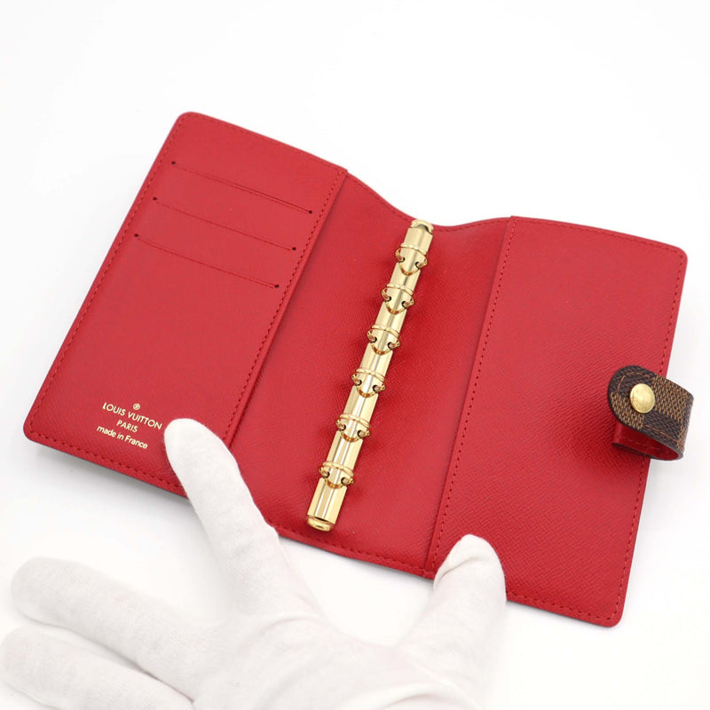 LOUIS VUITTON ルイヴィトン LV 手帳カバー アジェンダPM T＆B R21040 ダミエ H5468