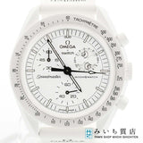 稼働 腕時計 OMEGA×swatch スヌーピー ミッショントゥザムーンフェイズ SO33W700 クォーツ 箱保取説あり 25k639-7