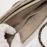 未使用 CHANEL シャネル ボーイシャネル チェーンウォレット ショルダーバッグ キャビアスキン 24番台 ゴールドカラー系 H9538