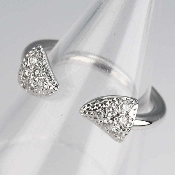 仕上済 TASAKI タサキ ソーンズ ダイヤ リング 指輪 D0.10 750 約8号 約3.9g ジュエリー アクセサリー 箱有 K229